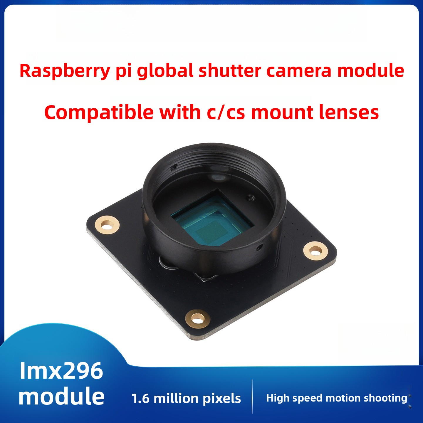 Global Shutter CMOS Sensor Mod - Raspberry Pi Global Shutter Camera Imx296 recension och pris