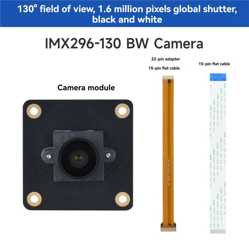 B29C-IMX296 1456X1088 1.6MP BW - Raspberry Pi Global Shutter Camera Imx296 recension och pris